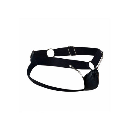 MOB - JOCKSTRAP DNGEON NOIR À CHAÎNE TAILLE UNIQUE