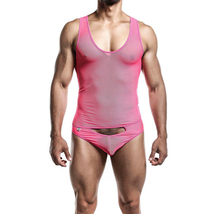 MOB - BODY TRANSPARENT ROSE TAILLE S/M