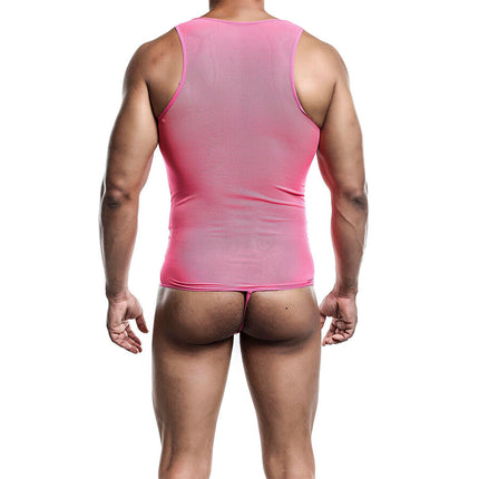 MOB - BODY TRANSPARENT ROSE TAILLE S/M