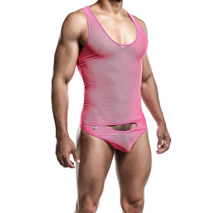 MOB - BODY TRANSPARENT ROSE TAILLE L/XL