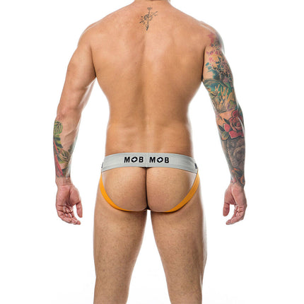MOB - JOCK CLASSIQUE À RAYURES ORANGE TAILLE XL