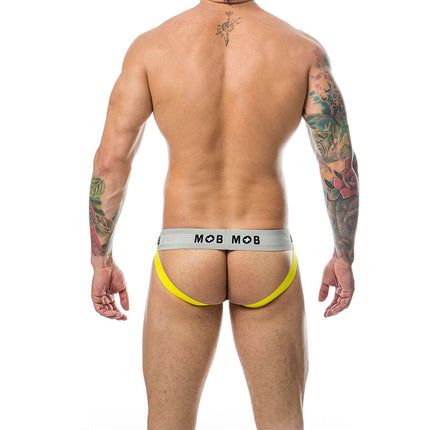 MOB - JOCK CLASSIQUE À RAYURES JAUNE TAILLE S