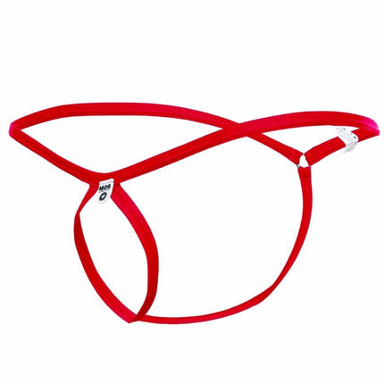 MOB - STRING ROUGE EN FORME DE LARME TAILLE L/XL