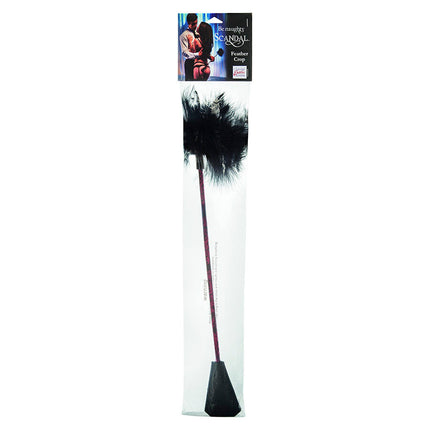 CALEXOTICS - SCANDAL FOUET À PLUMES NOIRES