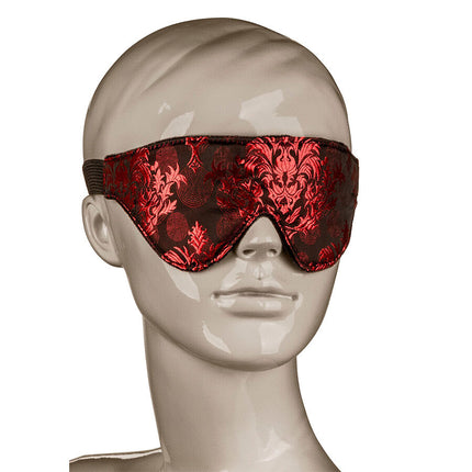 CALEXOTICS - MASQUE POUR LES YEUX OPAQUE SCANDAL AVEC DÉTAILS ROUGES