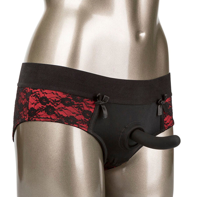 CALEXOTICS - SCANDAL ENSEMBLE CULOTTE SANS ENTREJAMBE AVEC GODE TAILLE S/M