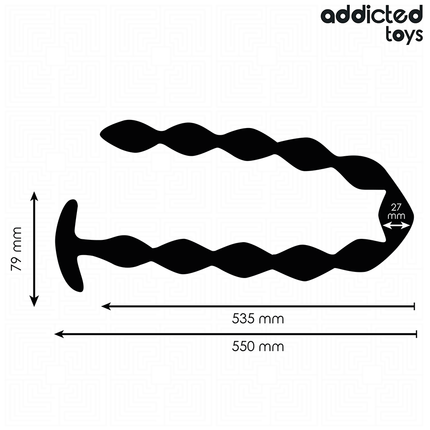 ADDICTED TOYS - PLUG ANAL EXTRA LONG