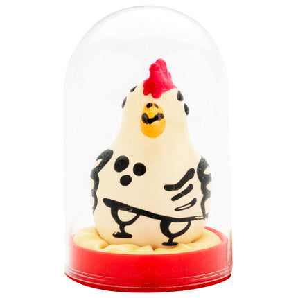 CONDOMERIE - PRÉSERVATIFS FANTAISIE PEINTS À LA MAIN COQ COCKY
