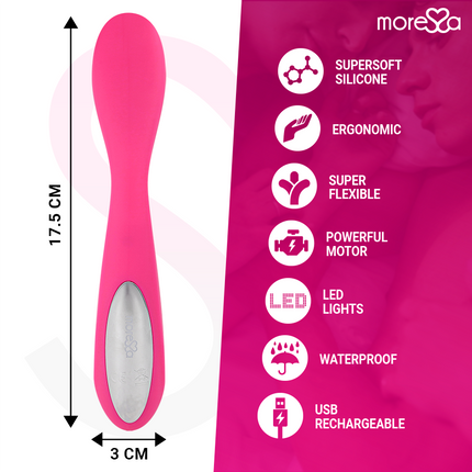 MORESSA - DRUSO RECHARGEABLE EN SILICONE PREMIUM