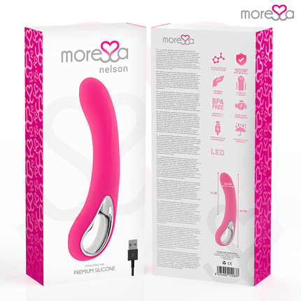 MORESSA - NELSON RECHARGEABLE EN SILICONE PREMIUM