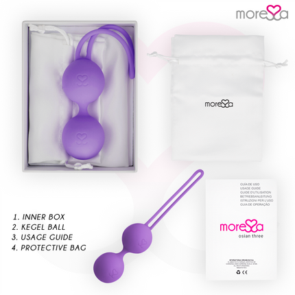 MORESSA - OSIAN TROIS SILICONE LILAS PREMIUM