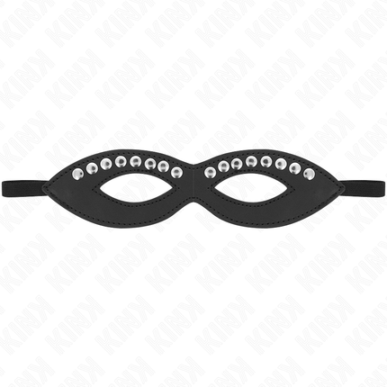 KINK - MASQUE POUR LES YEUX AVEC MINI RIVETS MODÈLE 1 20,5 x 5,5 CM