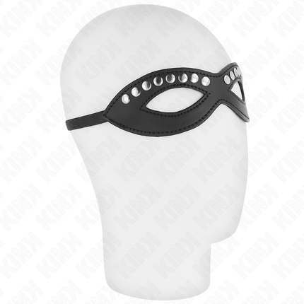 KINK - MASQUE POUR LES YEUX AVEC MINI RIVETS MODÈLE 1 20,5 x 5,5 CM