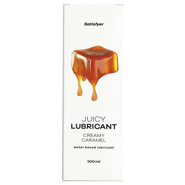 SATISFYER - LUBRIFIANT À BASE D'EAU JUICY CARAMEL CRÉMEUX 300 ML
