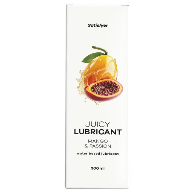SATISFYER - LUBRIFIANT À BASE D'EAU JUICY MANGUE & PASSION 300 ML