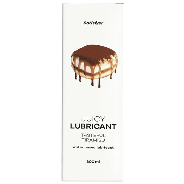 SATISFYER - Lubrifiant juteux à base d'eau, goût tiramisu 300 ml
