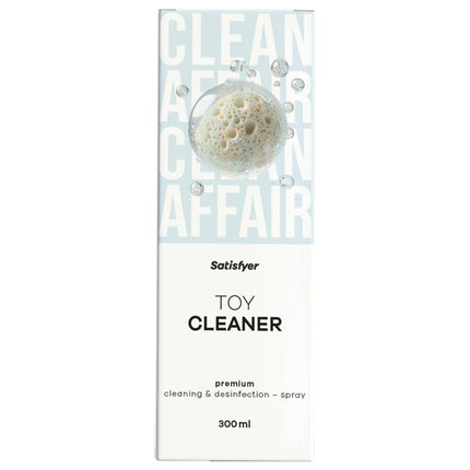 SATISFYER - SPRAY PREMIUM NETTOYANT ET DÉSINFECTANT POUR JOUETS 300 ML