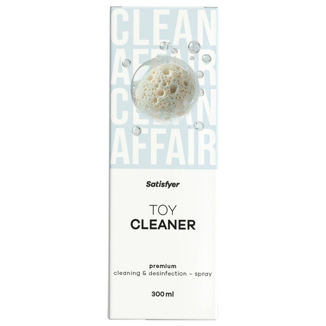 SATISFYER - SPRAY PREMIUM NETTOYANT ET DÉSINFECTANT POUR JOUETS 300 ML