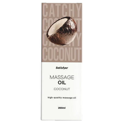 SATISFYER - HUILE DE MASSAGE DE HAUTE QUALITÉ À LA NOIX DE COCO 250 ML