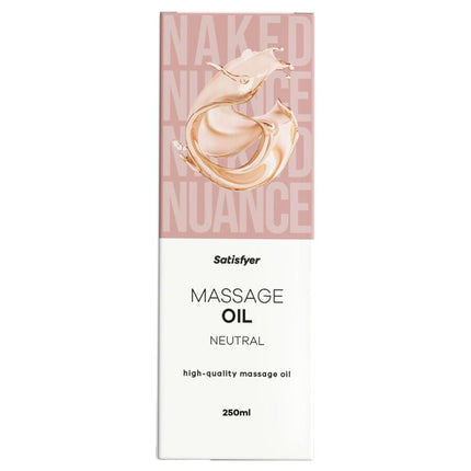 SATISFYER - HUILE DE MASSAGE NEUTRE DE HAUTE QUALITÉ 250 ML