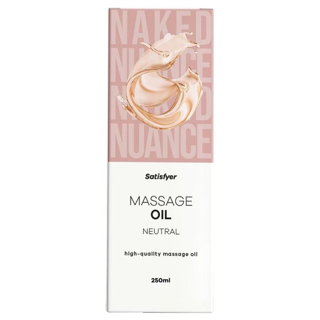 SATISFYER - HUILE DE MASSAGE NEUTRE DE HAUTE QUALITÉ 250 ML