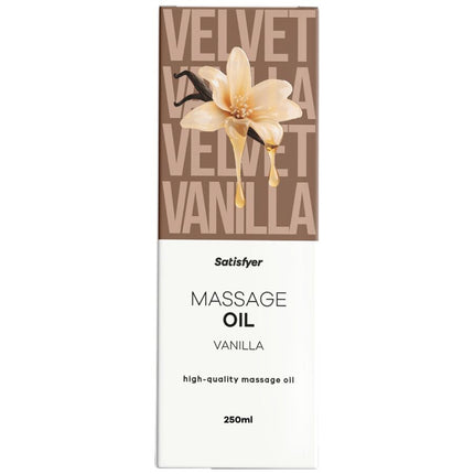 SATISFYER - HUILE DE MASSAGE HAUTE QUALITÉ À LA VANILLE 250 ML