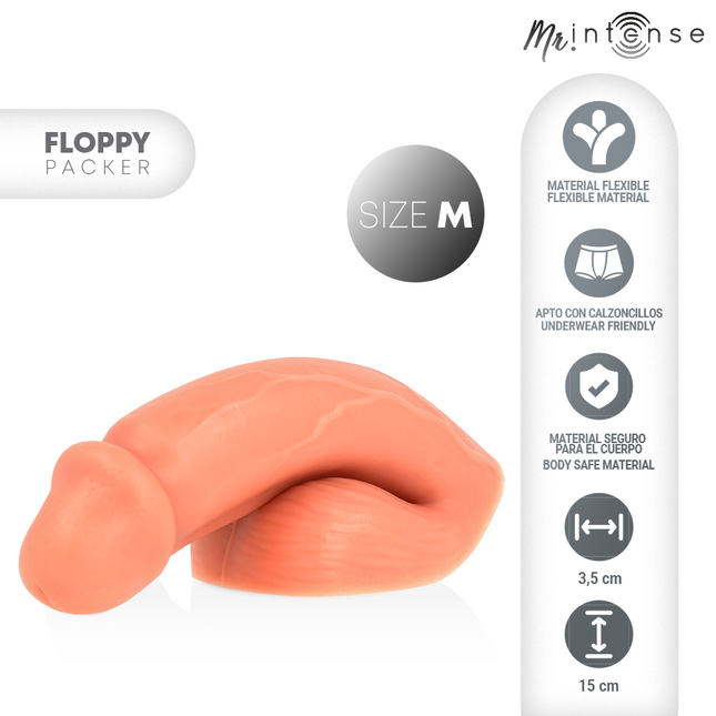MR INTENSE - LOPPPY PACKER PÉNIS FROID RÉALISTE AVEC TESTICULES TAILLE M