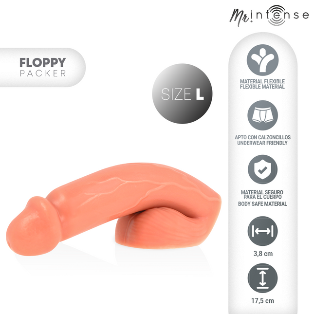 MR INTENSE - LOPPPY PACKER PÉNIS FROID RÉALISTE AVEC TESTICULES TAILLE L
