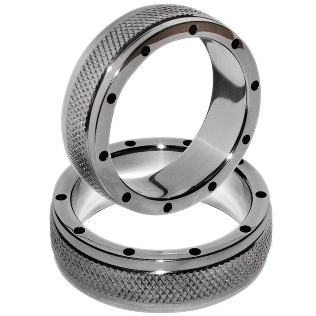 METAL HARD - ANNEAU POUR PÉNIS ET TESTICULES 40MM