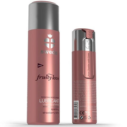 SWEDE - FRUITY LOVE LUBRIFIANT VIN MOUSSEUX FRAISE 100 ML