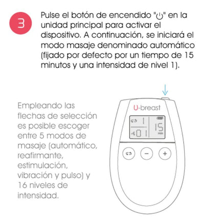500 COSMETICS - U MAMMAIRE AUGMENTATION MAMMAIRE ÉLECTROSTIMULATION