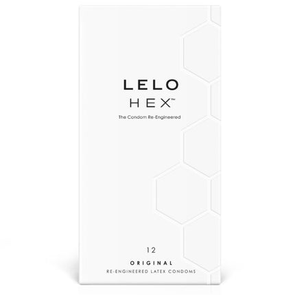 LELO - BOÎTE DE PRÉSERVATIFS HEX 12 UNITÉS