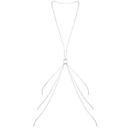 BIJOUX - MAGNIFIQUE CHAÎNES MÉTALLIQUES POUR LE CORPS 8 ARGENT