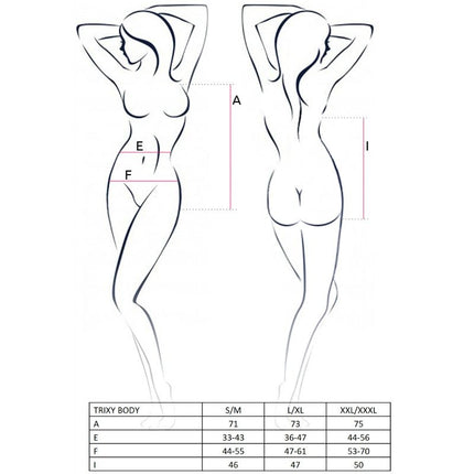 PASSION - FEMME TRIXY TEDDY NOIR TAILLE L/XL
