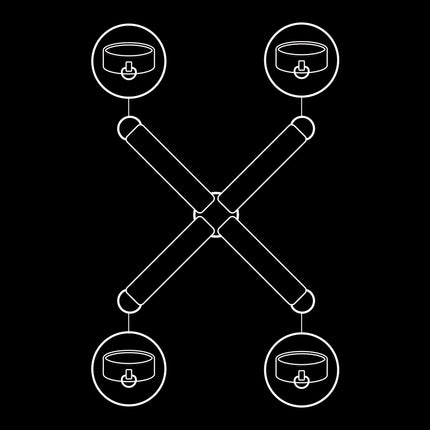 FETISH SUBMISSIVE - UNION DE MENOTTES EN CUIR VÉGAN