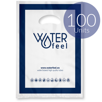WATERFEEL - 100 PETITS SACS PLASTIQUE 25 X 35 CM