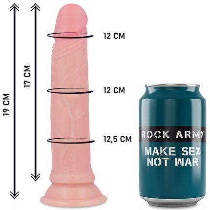 ROCKARMY - HARNAIS + GODE EN SILICONE LIQUIDE PREMIUM AVENGER 19 CM -O- 3.98 CM