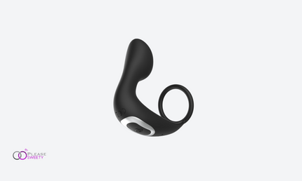 MASSEUR ANAL TÉLÉCOMMANDÉ - BLACK&SILVER