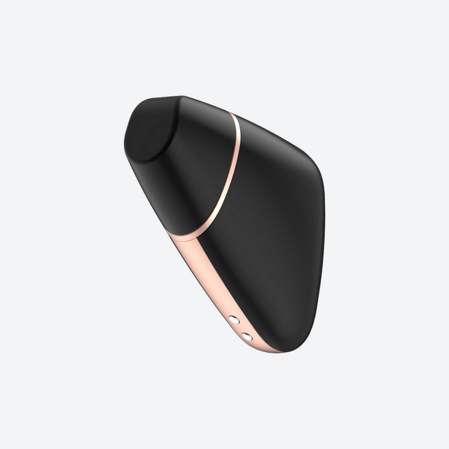 SATISFYER - STIMULATEUR ET VIBRATEUR AIR LOVE TRIANGLE BLANC