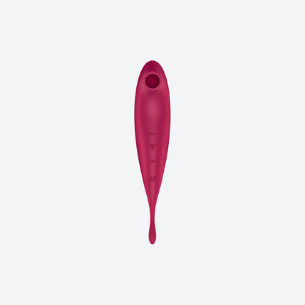 SATISFYER - APPLICATION DE STIMULATEUR ET VIBRATEUR TWIRLING PRO+ VERT